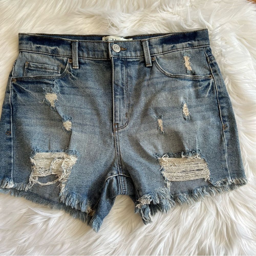 Juniors Mudd Distressed Jeans Shorts Size 11